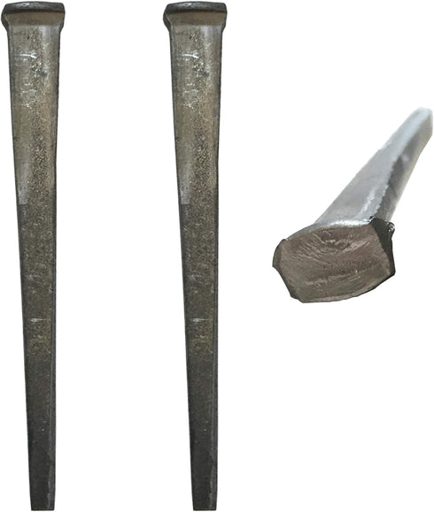 3.5- COMMON 3.5 CUT NAILS - Metallic Color - Antique rustic restoration accent nails for hanging, furniture, cabins