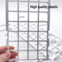 Plastic Test Tube Rack - 2 Pack White 40 Holes Holder for 21mm and Below Test Tubes, Detachable
