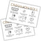 Lashicorn Cinnamon Roll Care Instruction Storage Cards | 30 pk 4x6 Tan Minimalist