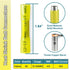 60PCS Heat Shrink Butt Connectors, Insulated Waterproof Butt Connectors 12-10 AWG, Tinned Copper Butt Connectors for Wiring, Marine, Automotive (Yellow)