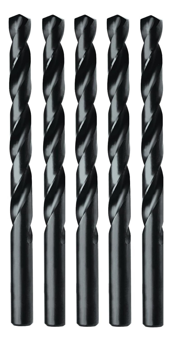 Irwin Tools 67511 11/64-Inch Black Oxide 135-Degree Jobber Length, Pack of 5