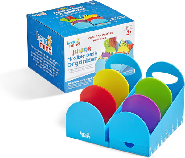 hand2mind Junior Flexible Desk Organizer, Modular Accessories for Teachers, Pencil Holder for School Supplies