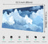 DCJJM 31.5x11.8 Desk Mat Blue and White Puffy Clouds Desk Pad Cute Gaming Mouse Pad XL Large Mousepad Anime Desk Matt