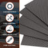 ARRIS 240 x 240 x 3.0MM Carbon Fiber Sheet, Available in Various Thicknesses for RC Aircraft