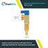 SharkBite 1/2 Inch Crimp Washing Machine Valve, Cold, Brass Plumbing Fitting, PEX Pipe, PE-RT, 24813A by SharkBite