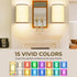 Set 2, 15 10 5000mAh Set 2 Battery Operated Wall Sconces of Rechargeable Wall Sconces Colors Wall Lamp with Remote