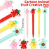 Chinco 24 Pieces Mechanical Pencil Cute Mechanical Pencils with Fruit Erasers and Pencil Refills Pastel Mechanical Pencils Colorful Pencil with Fun Toppers for Girls Kids Students School (0.7 mm) by Chinco