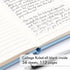 feela 3 Pack Pocket Small Notebook Journals, Mini Memo Notepad with Pen Holder for Women Girls, Light Blue
