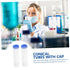 50 pcs Centrifuge Tubes with Screw Caps - Graduated Non Pyrogenic RNase Plastic Laboratory Test Tubes