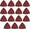 uxcell Detail Sander Sandpaper, Triangular Sanding Paper, 180 Grits, 15pcs Hook and Loop Pads