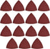uxcell Detail Sander Sandpaper, Triangular Sanding Paper, 180 Grits, 15pcs Hook and Loop Pads