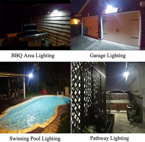3 iThird Solar Lights Outdoor Motion Sensor, LED Solar Powered Outdoor Lights Stainless Steel Solar Security Light
