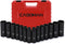 CASOMAN 1/2-Inch Drive Deep Impact Socket Set, Metric, Cr-V, 6-Point, 10 mm