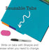 Samsill 10 Pocket Poly Project Organizer with 5 Dividers, Letter Size File Folders, Customizable Front Cover, Fashion