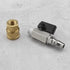 Compressed Air Quick Change Coupling, Pneumatic Ball Valve Shut-Off Valve 1/4 Inch