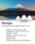 DesignNest Dimmable, Snow Mountain Baby Night Light, Tap Squeeze Touch Control with Timer, Soft Eye Caring