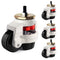 Retractable Leveling Machine Casters, 4 Pcs, 4400 lbs Capacity, Heavy Duty 1100 lbs Each Caster