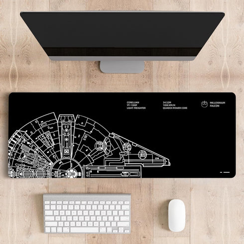 Large Mouse Pad Desk Mat, Gaming XXL Keyboard Desktop Computer Laptop, Unique Design for Women Girls Men, 30x12''