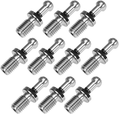 CAT40 45° Pull Stud Retention Knob, Fits HAAS CAT 40 CNC Tool Holder, 10-Pack for Various Machines