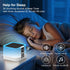 AUYLE 30 8 Night Light Bluetooth Speaker, Baby Nursery Night Lamp for Breastfeeding, Alarm Clocks for Kids, Sounds