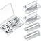 Hotop 16 Pcs 3D Bed Clips Clamp, Stainless Steel Glass Bed Clips Compatible with Ender 3, 5, CR-20 Pro, 3 V2, 3S,