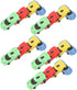Mini Novelty Erasers, 20pcs Cartoon Rubber Erasers, Plastic Racing Car Shape for School Student Stationery