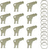ZCLGOOD 12PCS Universal Dispenser Key, Compatible Paper Towel Key Replacement Toilet Paper Keys,