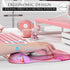 MROCO 9.4 8.1 Ergonomic Mouse Pad with Gel Wrist Rest, Smooth Wrist Support Surface, Non-Slip PU Base for Pain Relief