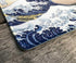 dealzEpic Art Mouse Pad - Natural Rubber with Japan Art The Great Wave by Hokusai, 9.5x7.9 inches