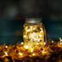 12 Pack 30 YJFWAL Mason Jar Solar Lights, LED Mason Jar Solar Fairy Lights, Lantern String Lid Light with Hangers