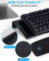 Aethrivex Keyboard Stand with Wrist Rest - Comfortable Wrist Pad for Easy Typing, Keyboard Tray for Office, Home