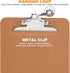 HERKKA 18 Pack Hardboard Clipboards, Office Butterfly Clipboards, Standard A4 Letter Size, ECO Friendly