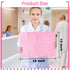 EZEELAI 50 3 PCS Pink Dental Bibs Disposable Nail Art Table Mats Foldable Nail Paper Towels, Ply Disposable Dentist