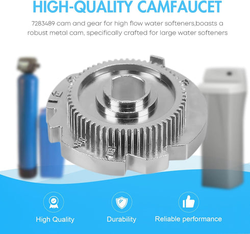7283489 Model Water Softener OEM Accessory, Cam and Gear Kit for High-Flow 1-Inch Water Softeners