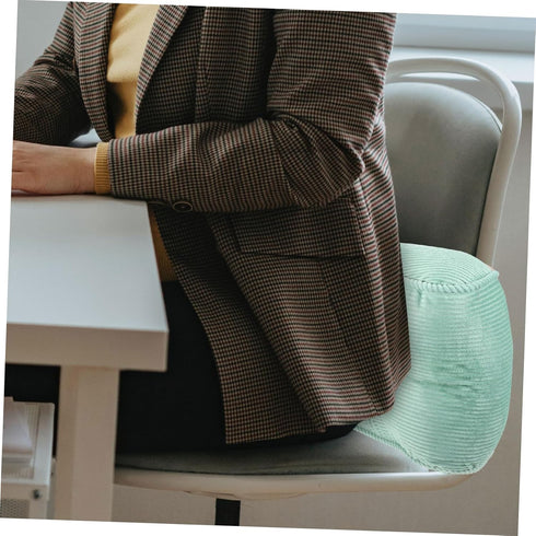 Pregnancy Waist Pillow Corduroy Maternity Back Support Cushion for Car Office Chair Comfortable Lumbar Support