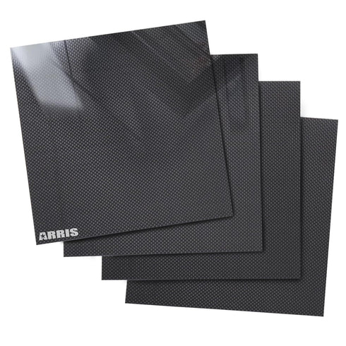 ARRIS 240 x 240 x 3.0MM Carbon Fiber Sheet, Available in Various Thicknesses for RC Aircraft