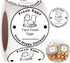 Farm Fresh Eggs Stickers, 500 Pcs Carton Labels Per Roll - 1.5 Inch Fresh Eggs Farmer's Market Packaging Sticker.