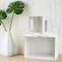Hampton Art by Leisure Arts Wood Crate, White, 2 pc, Finished Wood by Hampton Art