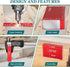 15 Setup Set PCS Blocks for Woodworking, Precision Aluminum Height Gauges for Router and Table Saw, Up Blocks