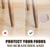 Yelanon 216 Pcs Felt Furniture Pads for Hardwood Floors, Premium Floor Protectors for Chair Legs, Beige & Brown