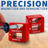 Demagnetizer and Magnetizer - Red - for Screwdrivers Tips, Bits, and Small Tools, Large or Big Screws, Drills, Drill Bits, Sockets, Nuts, Bolts, Nails and Precision Construction Tools by MeasuPro