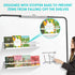 WYLUNBI 2 15.7'' 2.7'' 2.7'', 12 lbs Pcs Magnetic Metal Book Shelves, x x Special for Whiteboard, Classroom and Fridge