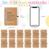 Feifeiya 24 Pcs Team Appreciation Gifts, Inspirational Spiral Notebooks with Sticky Notes for Teacher Coworker Staff