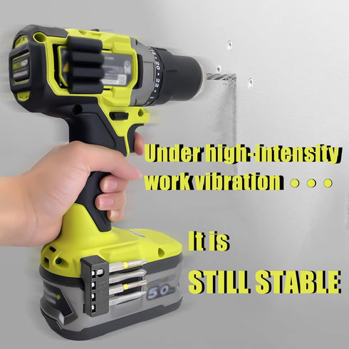 Magnetic 1/4-Inch Hex Bit Holders for Ryobi 18v Drill - Hex Screw Bit Storage on Power Drill, Keep Bits Within Reach