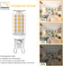 G9 Bulb Dimmable 4W, 40W 3000K 120V G9 Bulbs, 360 Pack 10 YUIIP LED Halogen Equivalent, Warm White AC Bi Pin Base Light