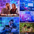 Light,15 Lights,Bluetooth&15 One Fire Upgrade Star Projector Galaxy Colors Night Light Projector White Noise Sound