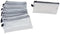 Sax Mesh Tool Case Pouches - 5 x 9 inches, Clear with Black Trim, Pack of 10