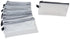 Sax Mesh Tool Case Pouches - 5 x 9 inches, Clear with Black Trim, Pack of 10