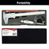 NORTOOLS Metal Vernier Caliper with Micrometer and Ruler for Precision Measurements Inside/Outside/Depth/Step