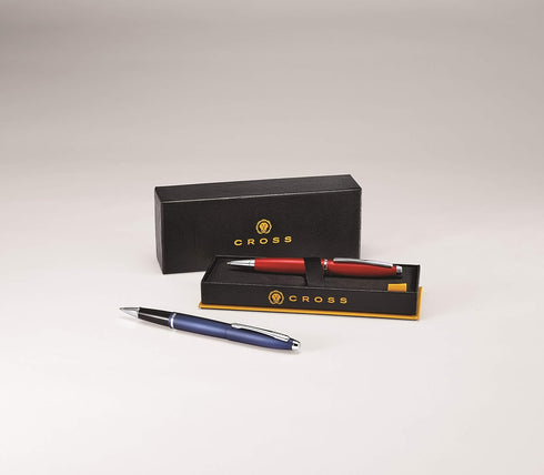 Cross Calais Medium Rollerball Gel Ink Pen, Matte Metallic Blue, Includes Premium Gift Box